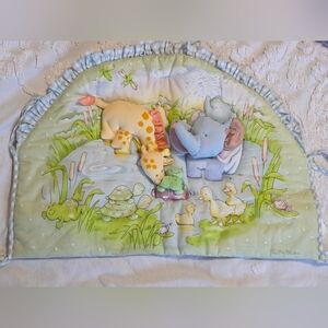 VTG Nursery Cathy Heck Little Pond 3D Sensory Bumper - Decorative Wall Decor 90s